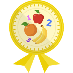 Badge illustration Counting objects