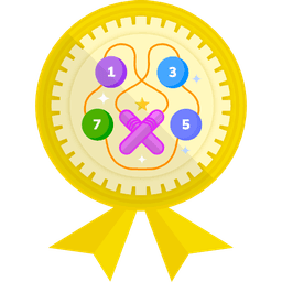 Badge illustration Skip counting