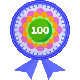 Badge illustration Subtraction within 100