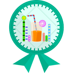 Badge illustration Bar graphs