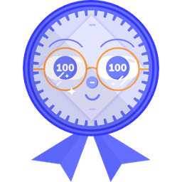 Badge illustration Visually subtract within 100