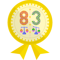 Badge illustration Even and odd numbers