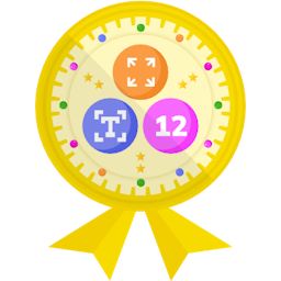 Badge illustration Numbers in standard, word, and expanded form