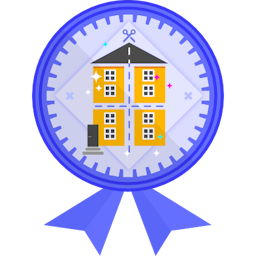 Badge illustration Distributive property