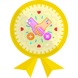 Badge illustration Relating multiplication and division